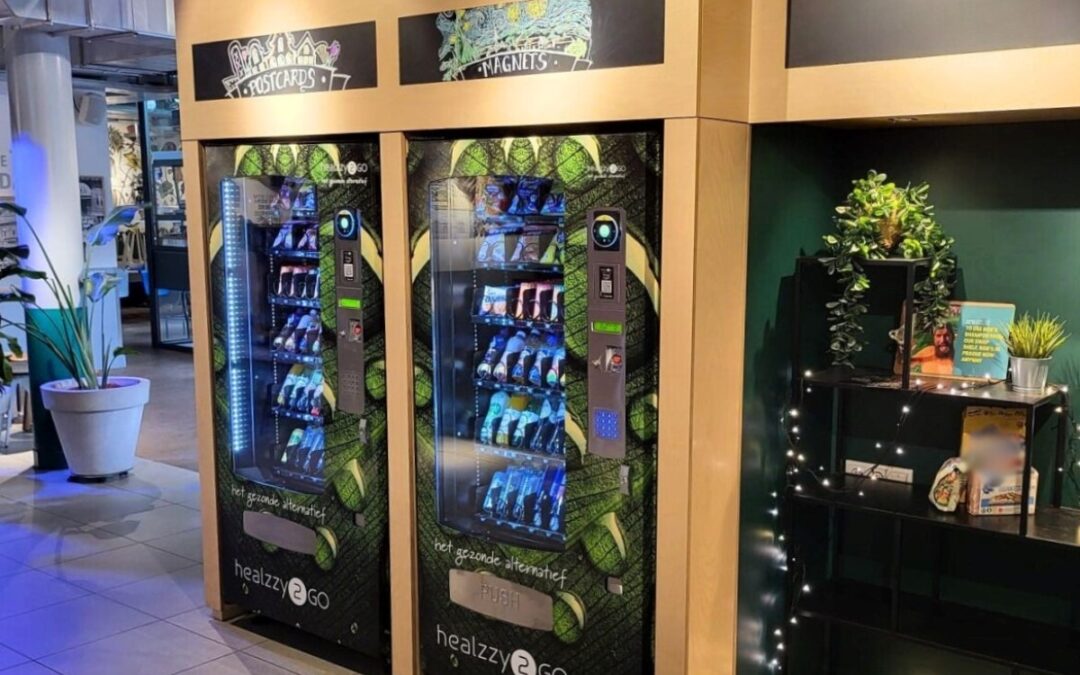 Verkoopautomaten voor gezondere snacks