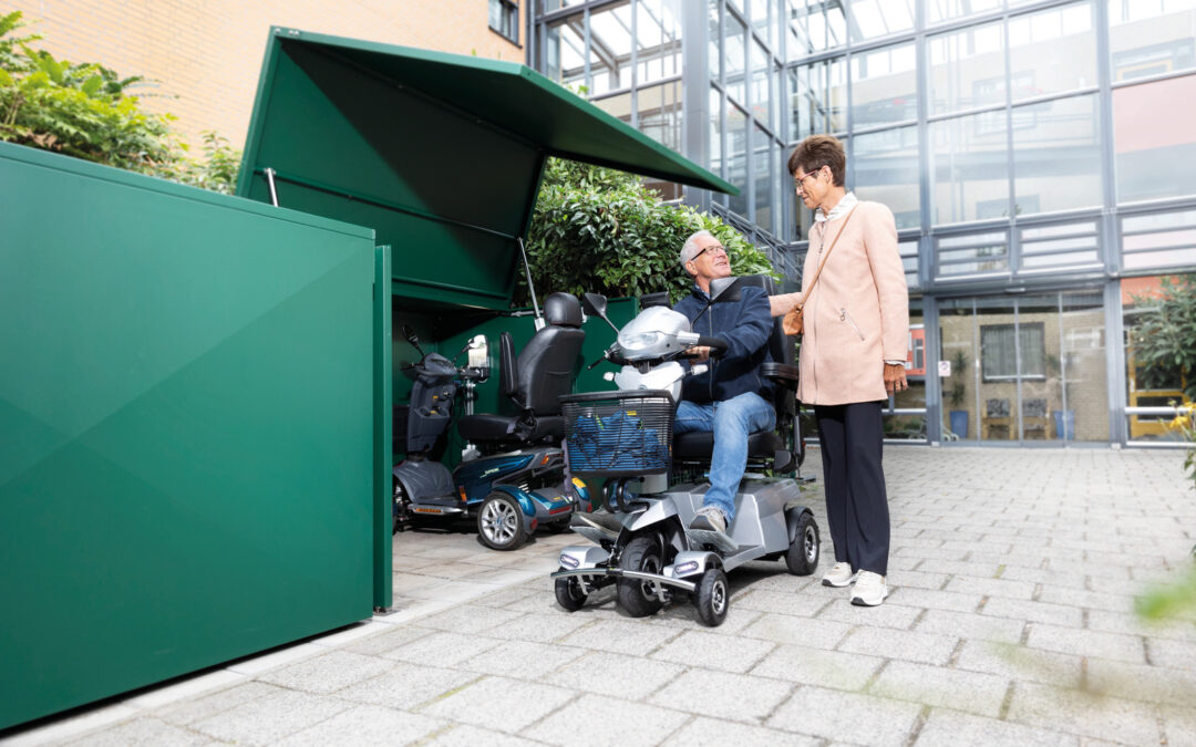 Leverancier van bergingen voor scootmobiels