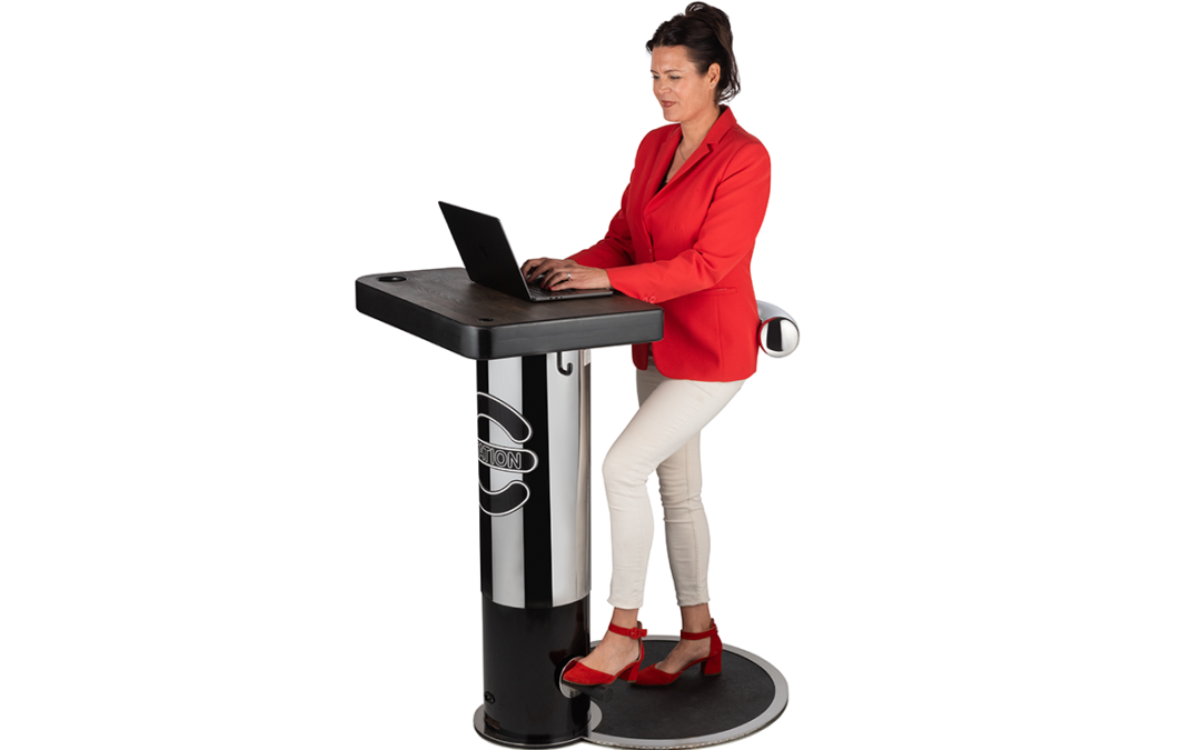 Flexibel werkmeubel ter optimalisatie van de werkplek