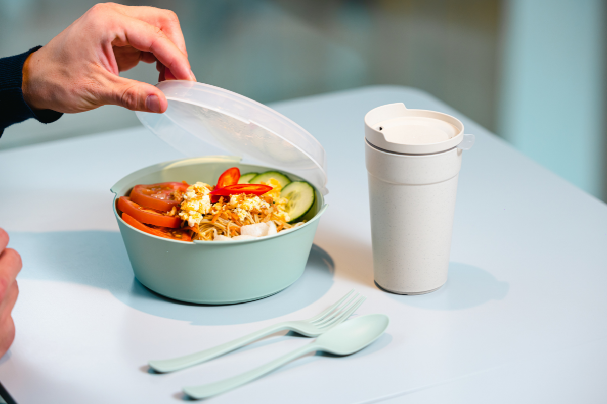 Alternatieve oplossing voor wegwerpbakjes