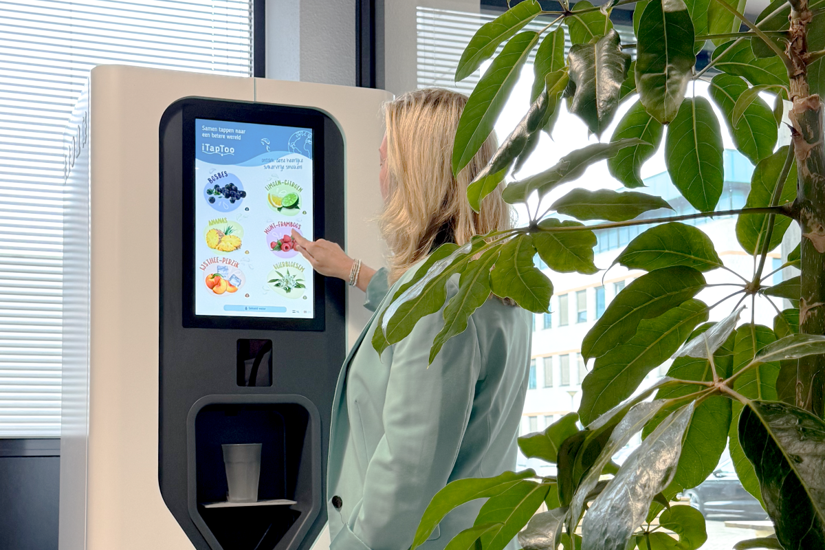 Verpakkingsvrij drinken van smaakvol water