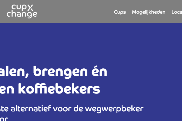 Duurzaam alternatief voor wegwerpbekers op kantoor