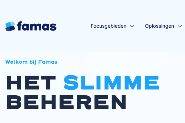 FAMAS: slimme webapplicaties voor optimalisatie van bedrijfsprocessen