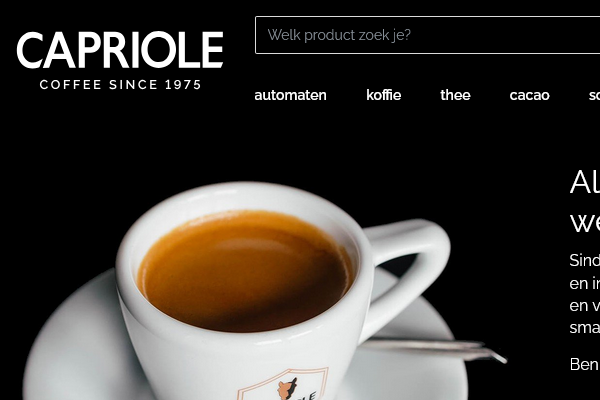 Voor de lekkerste koffie op het werk en in de horeca