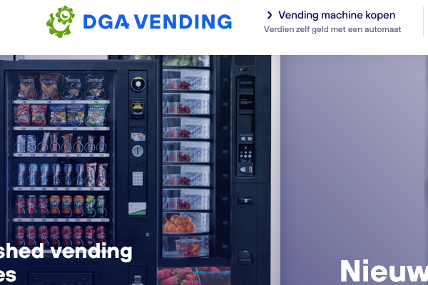 Verkoopautomaten op werkvloer en bij evenementen