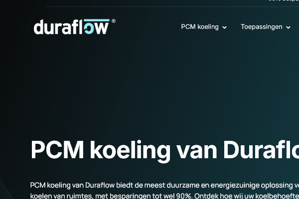 Duurzame en energiezuinige koeling voor ruimtes