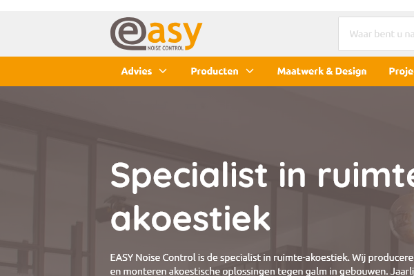 Productie, levering en montage van akoestische oplossingen