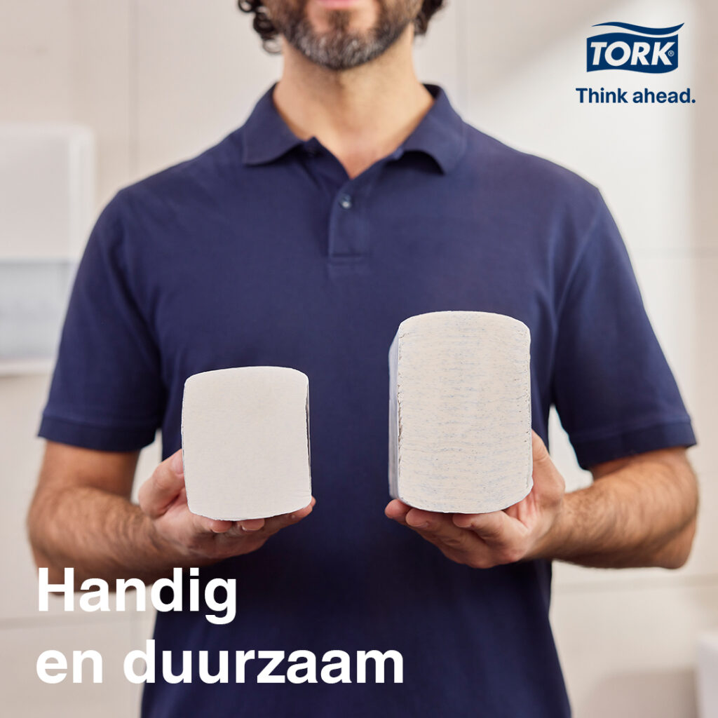 Handdoeken met 50% minder volume en dezelfde kwaliteit