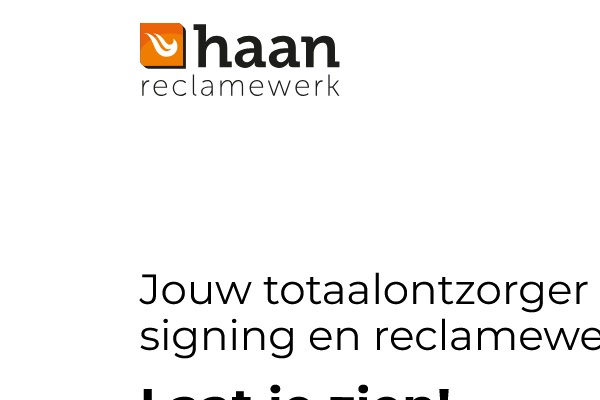 Totaalontzorger in signing en reclamewerk