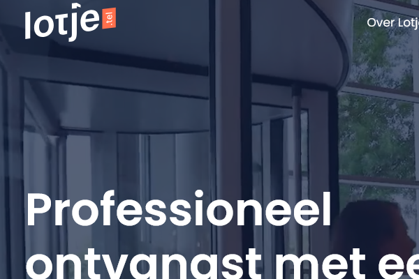 Digitale ontvangst voor de bezoeker