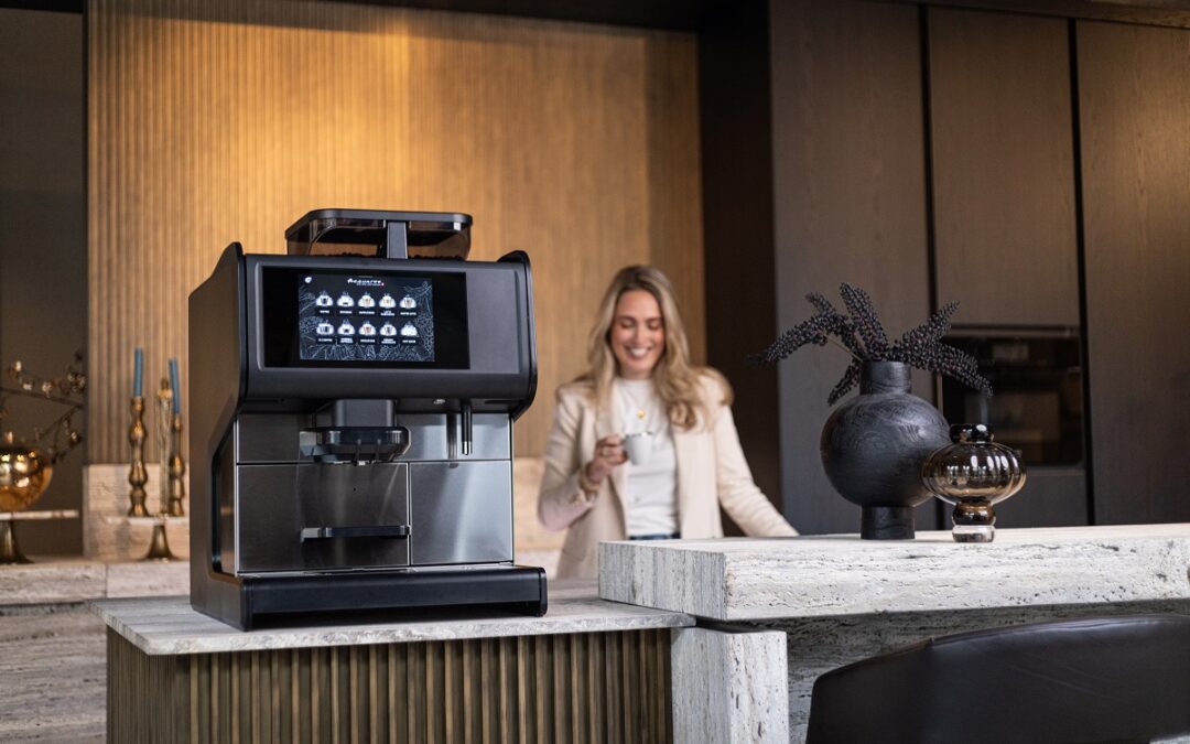 Koffiemachine met vijf aparte modules
