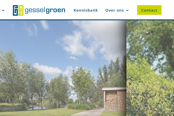 Zorgen voor groene omgevingen, die inspirerend werken