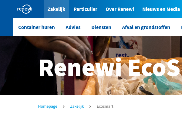 Partner voor duurzaam afvalbeheer