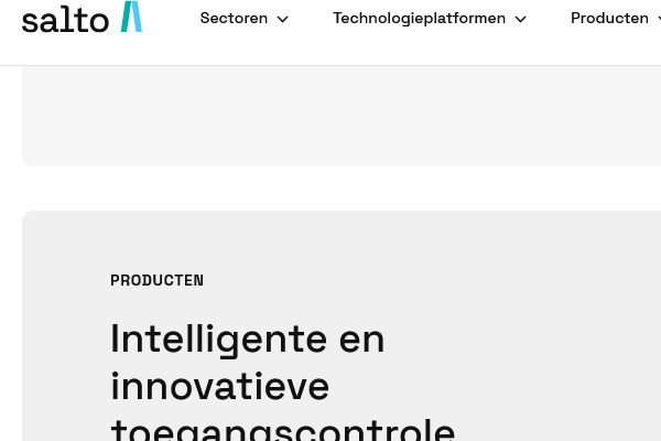 Innovatieve toegangscontrole voor een veilige toekomst
