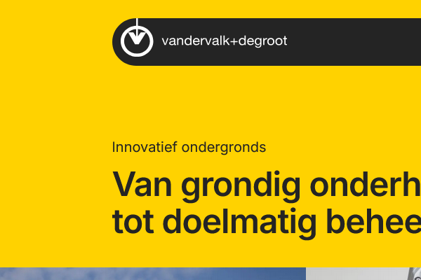 Voor onderhoud van buitenriolering