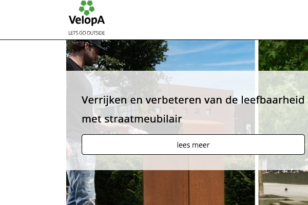 Voor fietsoverkappingen of straatmeubilair