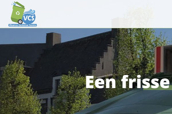 Reinigen en ontsmetten van afvalcontainers.