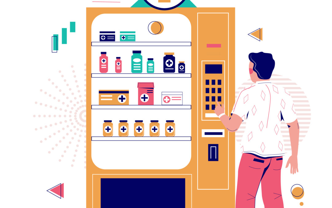 Verkoopautomaten inzetbaar bij verspreiding medicijnen