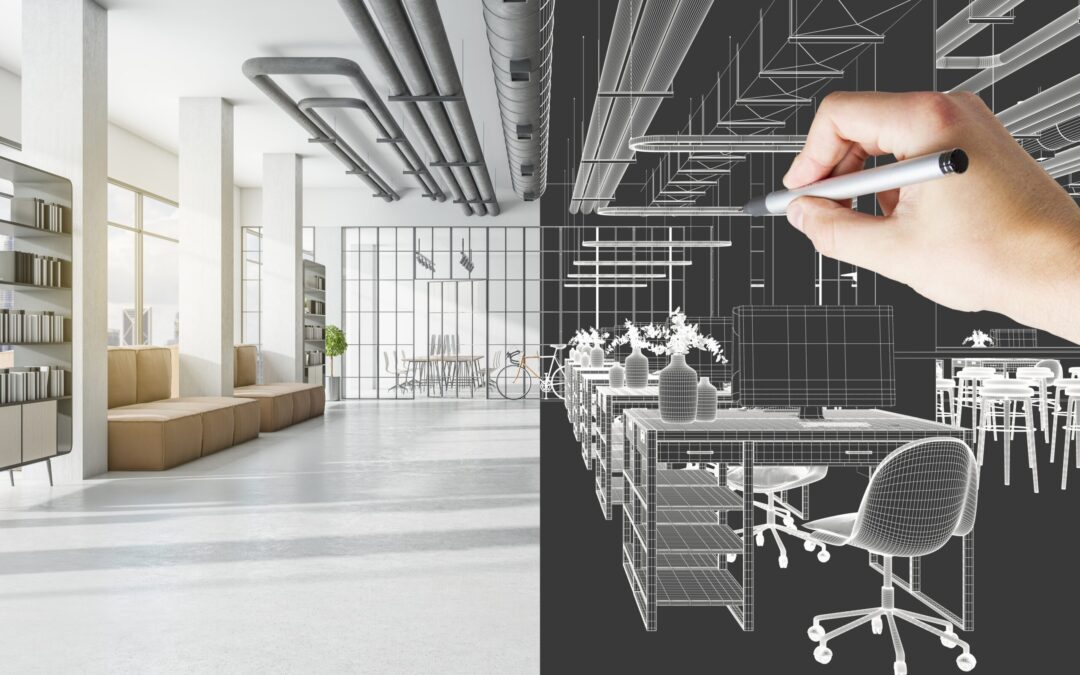 3D ontwerp voor zakelijke interieurprojecten