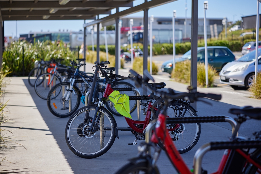 Circulaire, gebruiksvriendelijke fietsparkeeroverkappingen