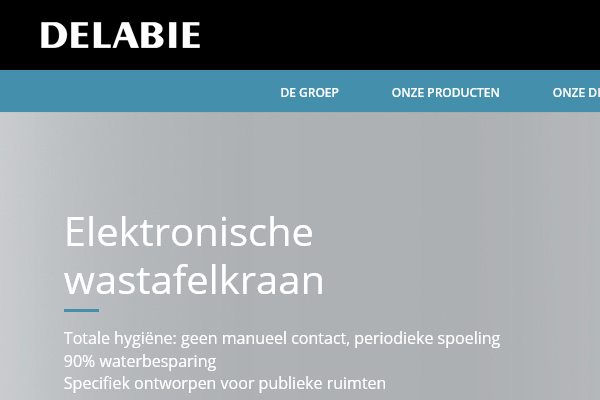 Leidend in kranen en sanitaire toebehoren