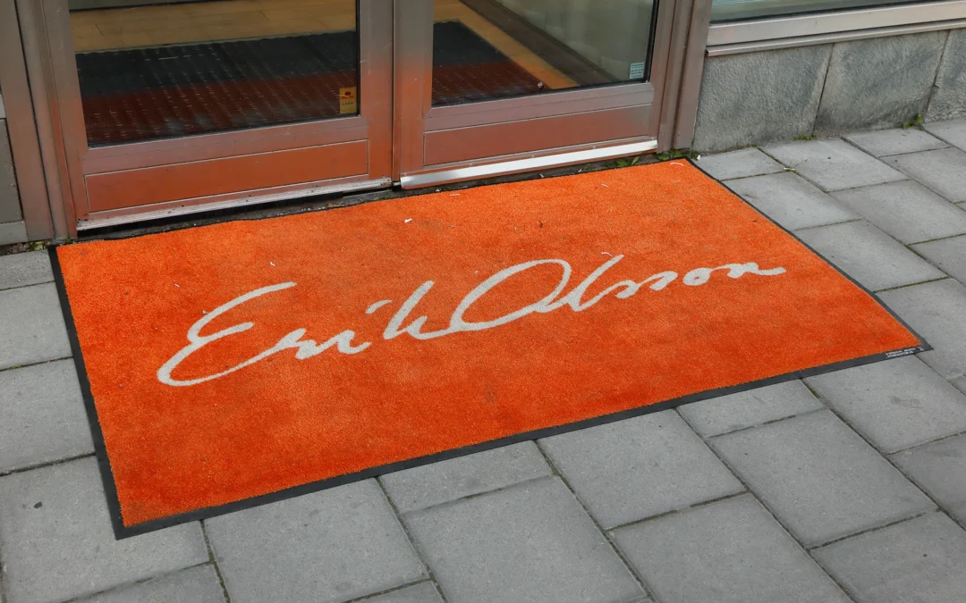 Logomatten in de entree nemen snel in populariteit toe