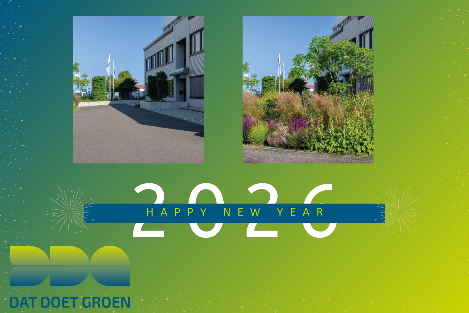 Een groen licht voor het nieuwe jaar