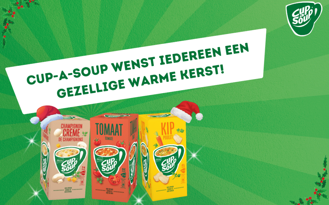 Boost jouw kerst met Cup-a-Soup!