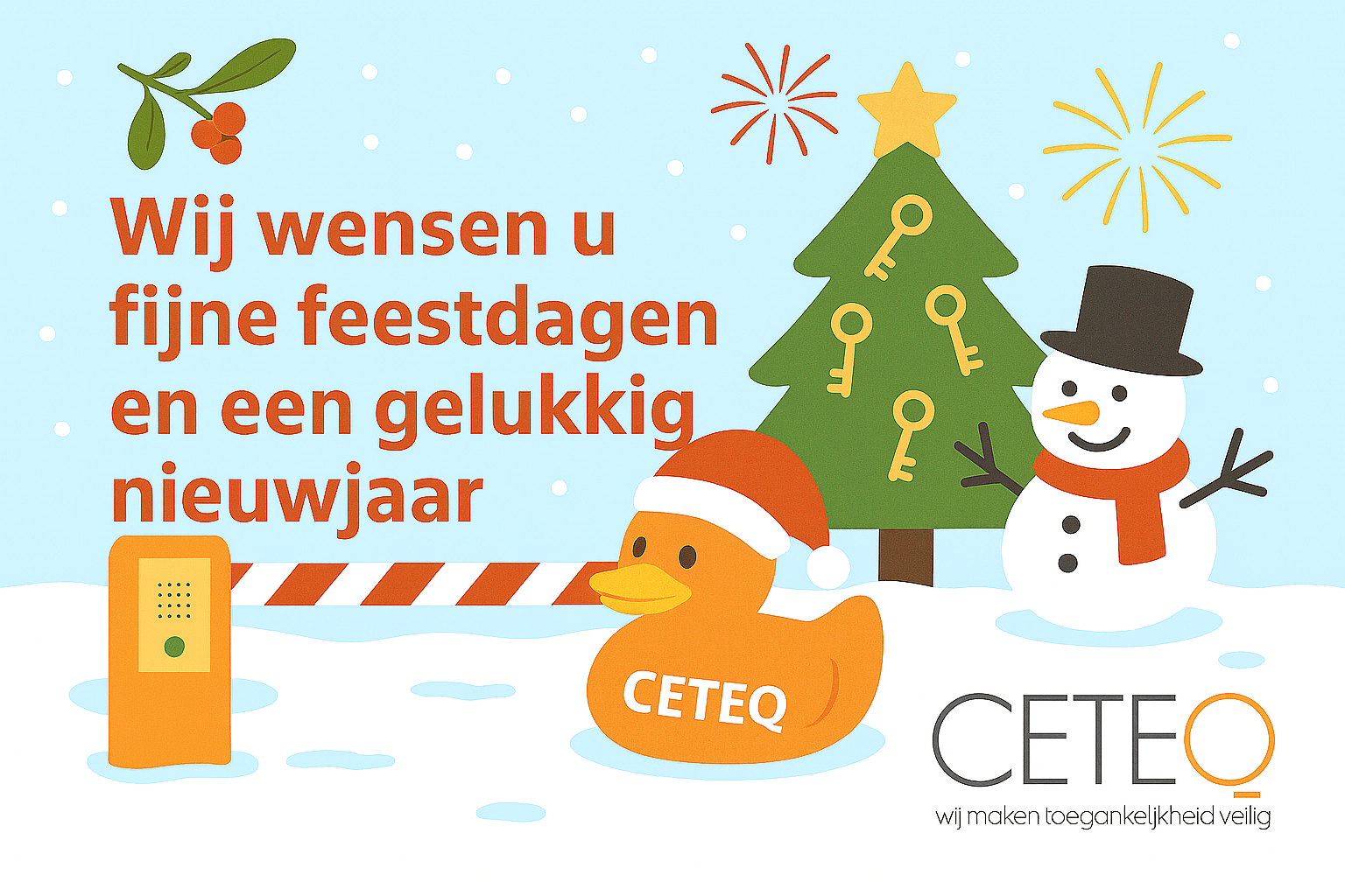 CETEQ wenst u een toegankelijke en veilig nieuwjaar