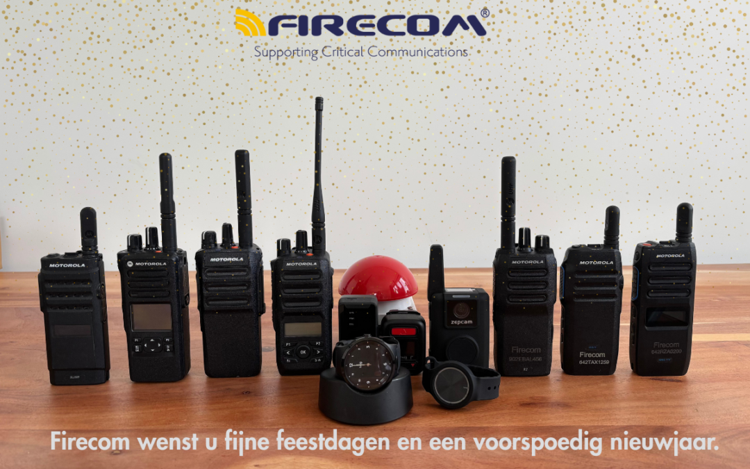 Firecom wenst u een voorspoedig en veilig nieuwjaar.