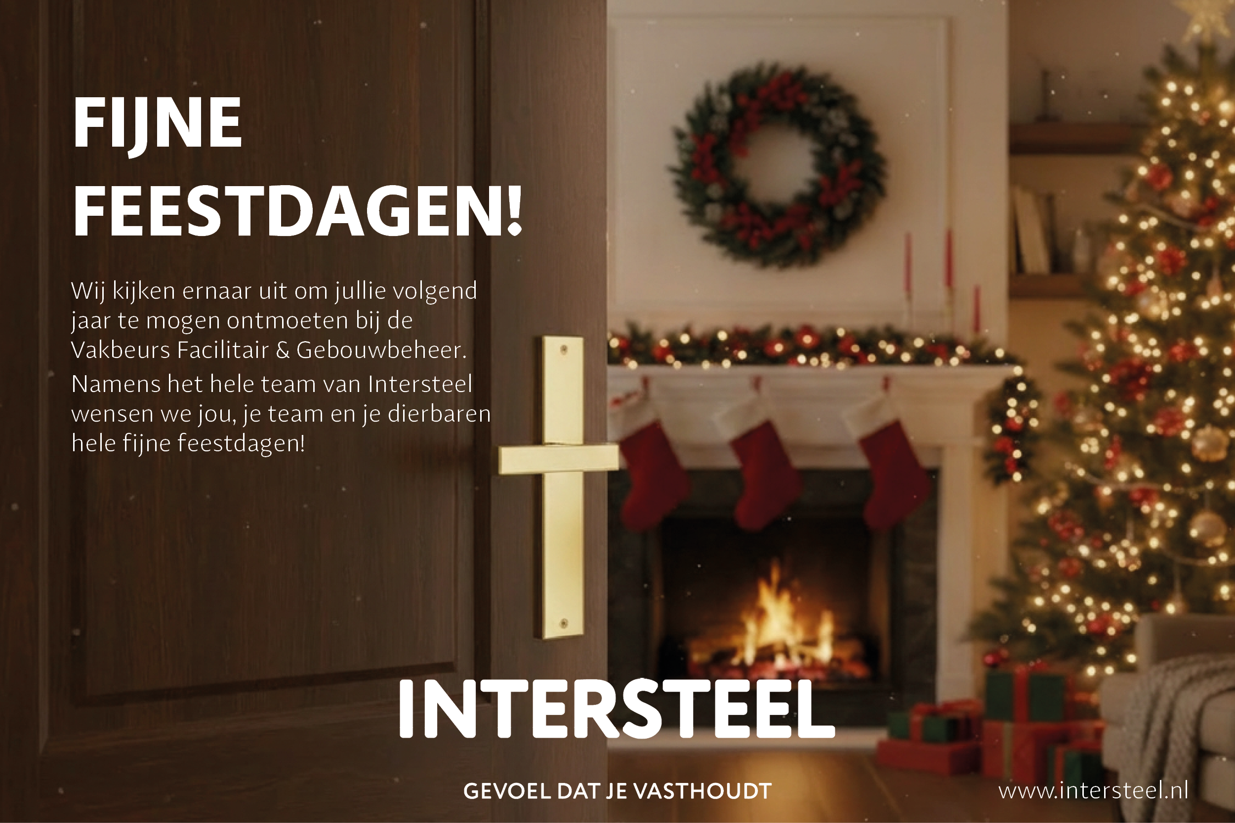 Intersteel wenst jullie fijne feestdagen!