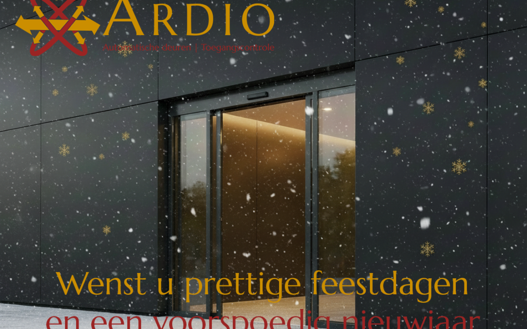 Ardio wenst u prettige feestdagen en een voorspoedig 2026