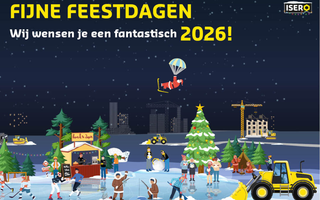 Isero wenst iedereen fijne dagen en een fantastisch 2026!