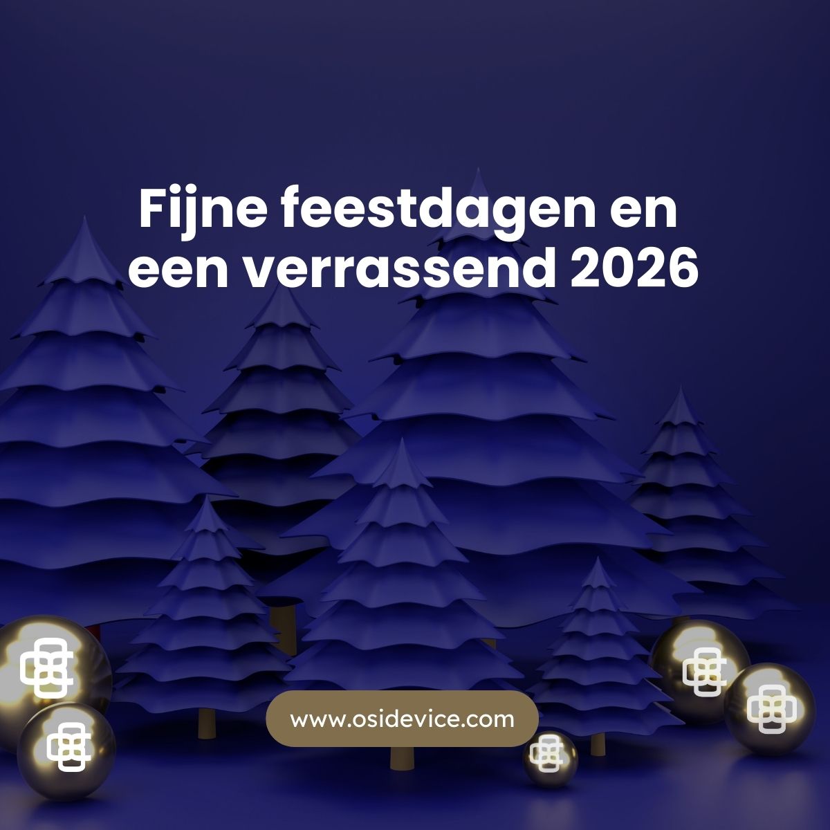 OSIDevice wenst u fijne feestdagen en een verrassend 2026!