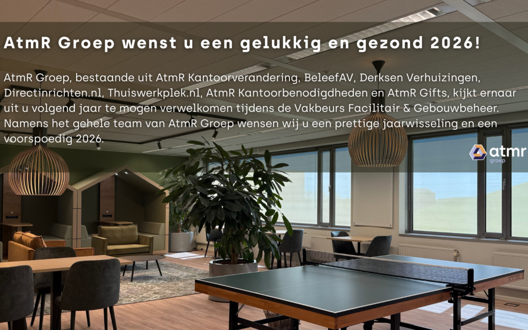 AtmR Groep wenst u een gelukkig en gezond 2026!