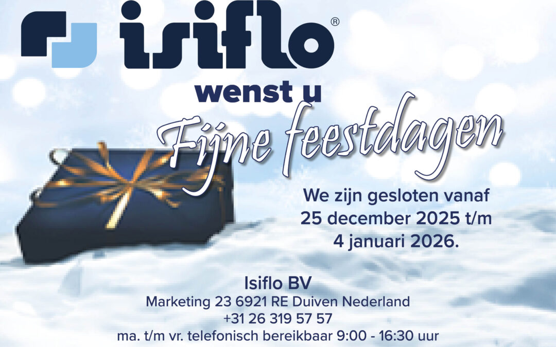 Isiflo wenst iedereen fijne feestdagen