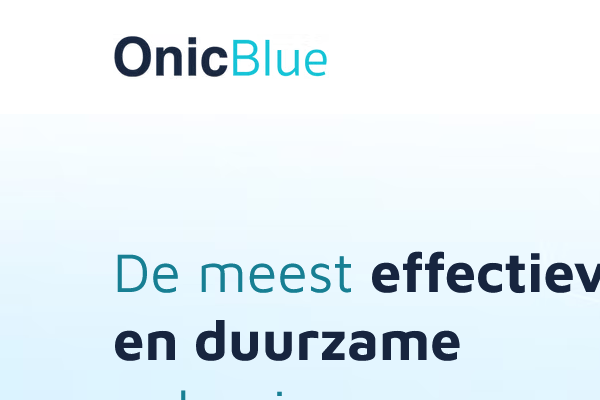 OnicBlue leidinggevend in legionellapreventie