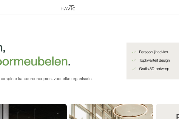 Bedrijfsprofiel Havic Kantoormeubelen